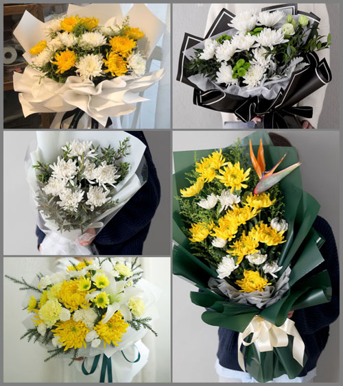广东广州市花都区花山镇福源村白事花束代送